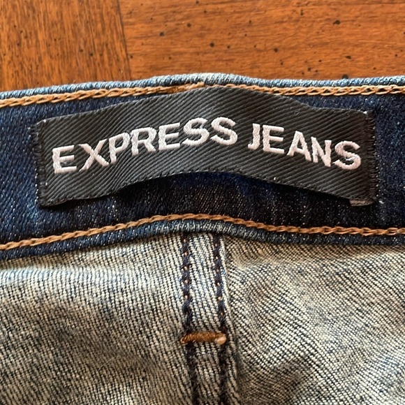 EUC EXPRESS Cropped Skinny Stretch Denim Jeans - size 10R - Picture 15 of 17